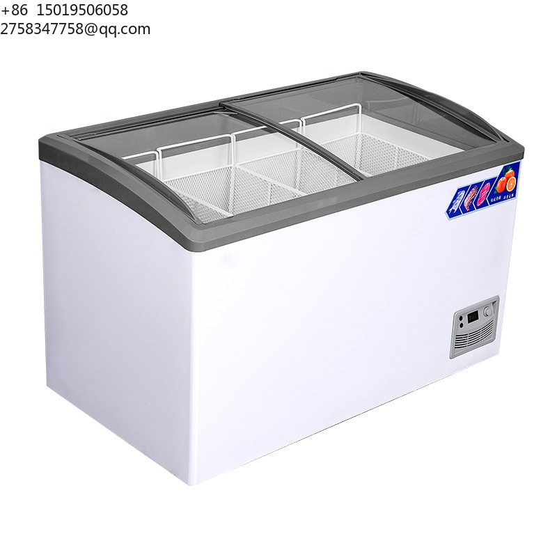 Commercial Chest Freezer - 高品質電動ミニアイスクリームディスプレイ冷凍庫 家庭用、ホテル、ガレージ、商業スーパーマーケット用チェストフリーザー