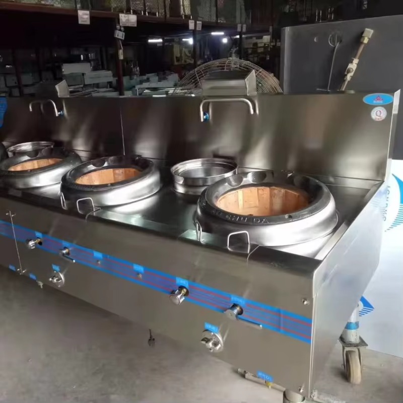 Range Commercial Kitchen - 業務用ガス中華レンジ シングルバーナー シングルリアポット レストラン厨房向けカスタム