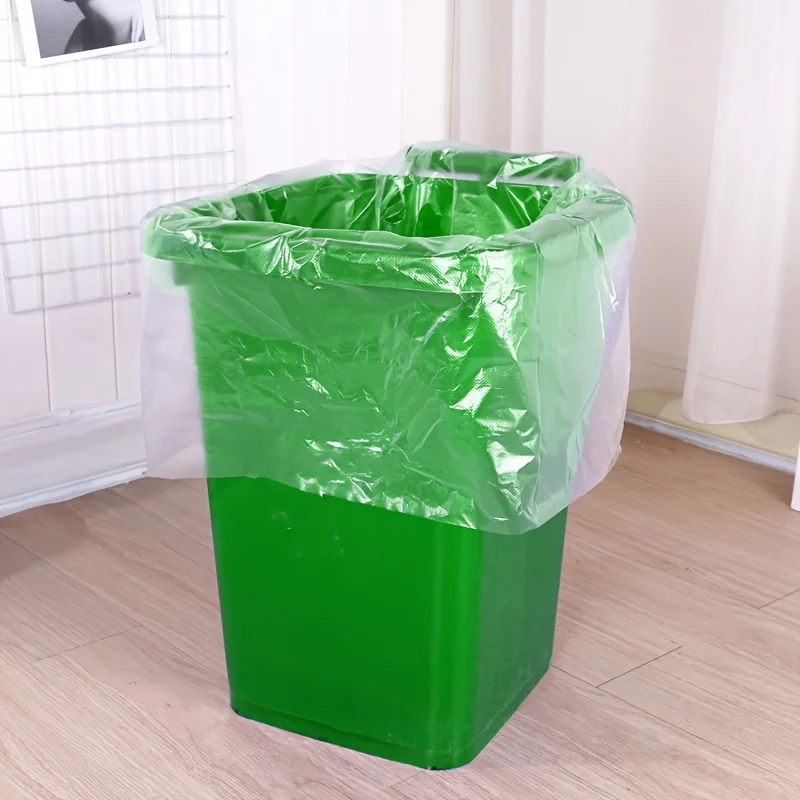 50枚入り透明ゴミ袋 大容量ゴミ袋 家庭用使い捨てゴミ袋 キ - Commercial Kitchen Bin のレビューと価格