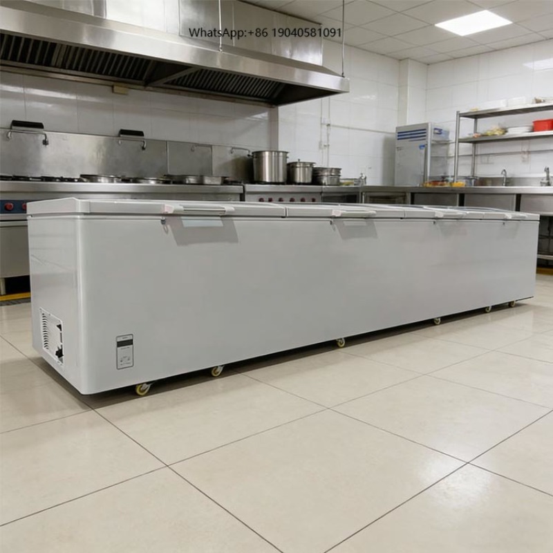 2688 大型単温度帯業務用横型4ドアチェスト冷凍庫（大容量 - Commercial Chest Freezer のレビューと価格