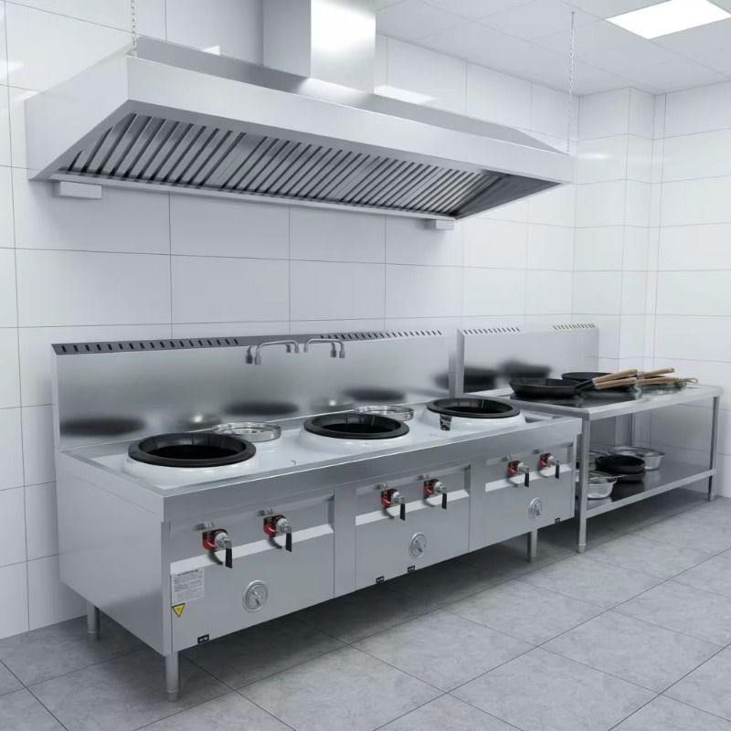 業務用ガス中華レンジ　シングルバーナー　シングルリアポット　 - Range Commercial Kitchen のレビューと価格
