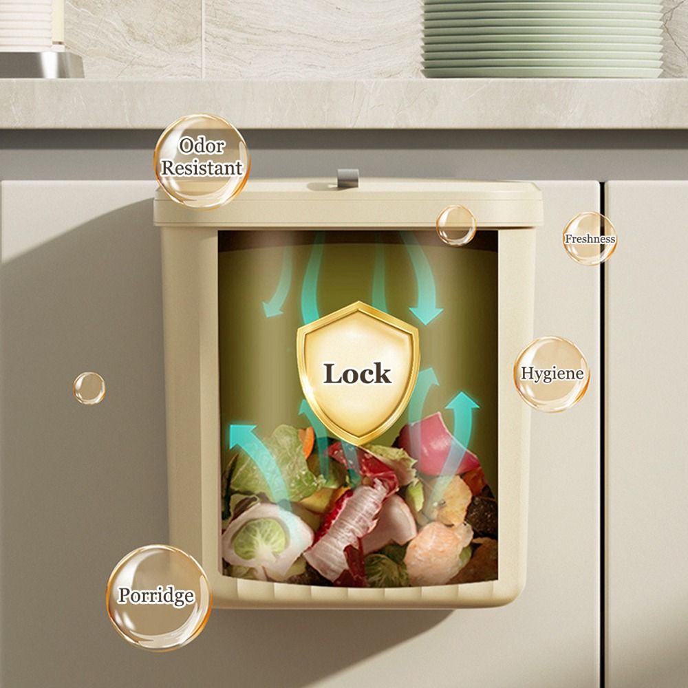 1個入り 新品 キャビネット用生ゴミ箱 蓋付き シンク下用ゴ - Commercial Kitchen Bin のレビューと価格